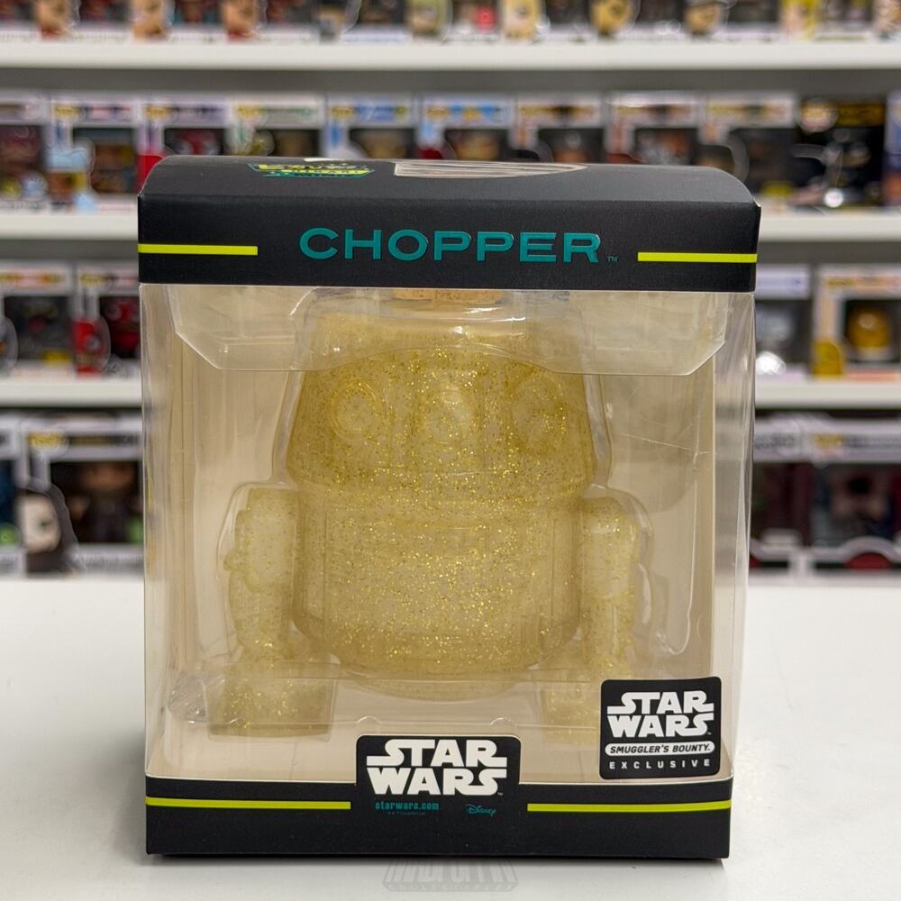 Funko Hikari Mini XS Star Wars Smugglers Bounty Rebels Chopper Gold Glitter Toy